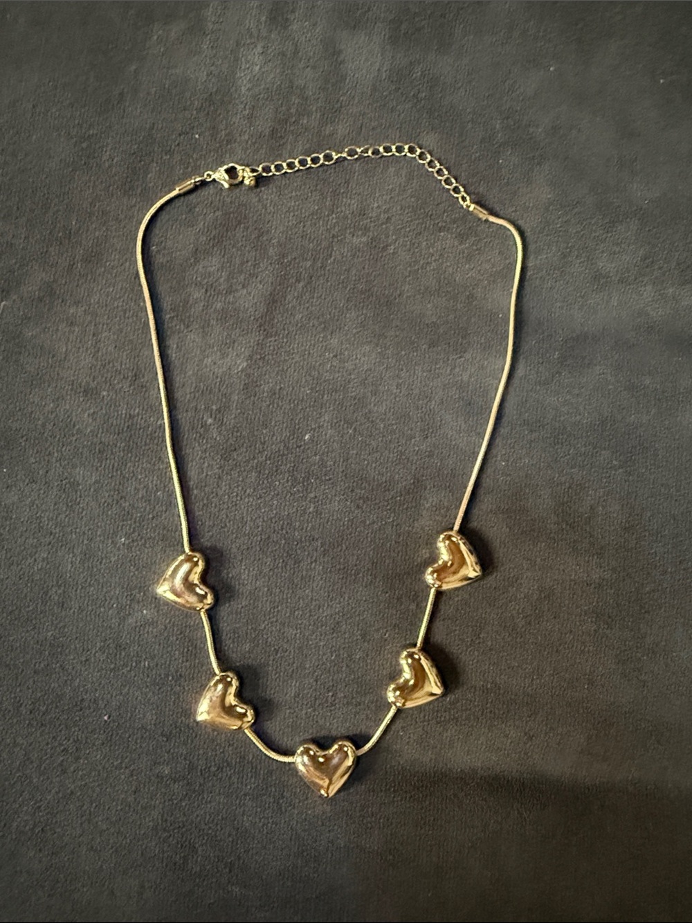 Gold Heart Necklace - Women's Jewelry
